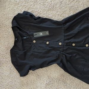 Black Button Down Dress